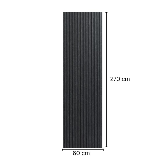 Panou riflaj MDF flexibil, Naimeed D7828, finisaj premium tip furnir tehnologic, 270x60x1.2cm