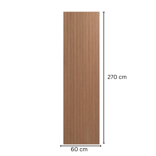 Panou riflaj MDF flexibil, Naimeed D7830, finisaj premium tip furnir tehnologic, 270x60x1.2cm