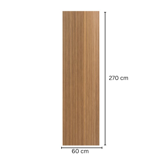 Panou riflaj MDF flexibil, Naimeed D7832, finisaj decorativ melaminat, 270x60x1.2cm