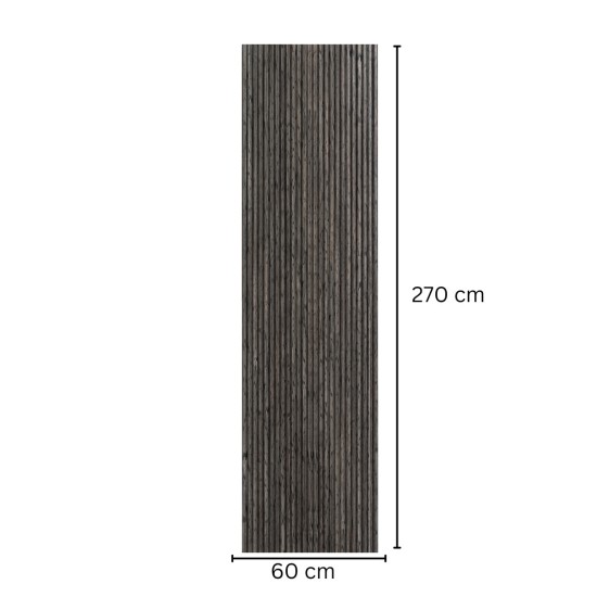 Panou riflaj MDF flexibil, Naimeed D7836, finisaj decorativ melaminat, 270x60x1.2cm