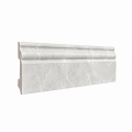 Plintă decorativă, polimer rigid, Naimeed D8108ALB, Alb, 230 × 6 × 1.1 cm