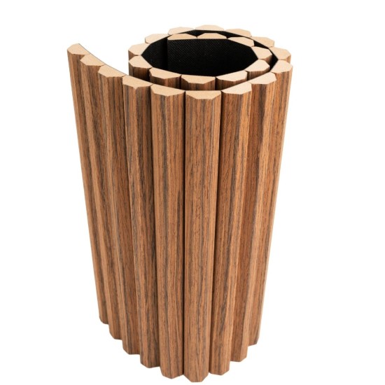 Panou riflaj MDF flexibil, Naimeed D7840, finisaj premium tip furnir tehnologic, 270x60x1.2cm