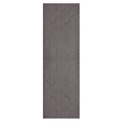 Set 5 panouri decorative, riflaj, polimer rigid, Naimeed D5462, 270x30x0.5cm, Crem