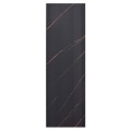 Set 5 panouri decorative, riflaj, polimer rigid, Naimeed D5464, 270x30x0.5cm, Negru