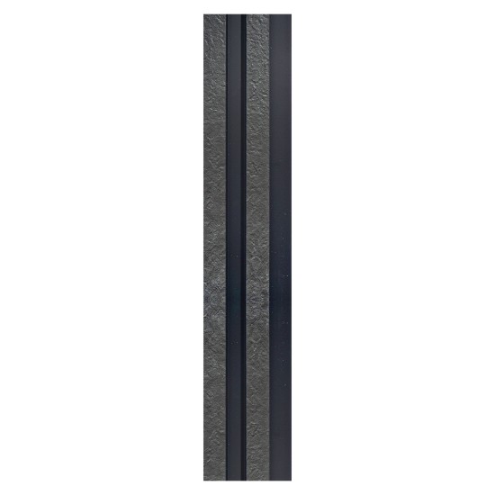 Set 5 panouri decorative, riflaj, polimer rigid, Naimeed D5478, 270x12x2cm, Negru Set 5 panouri decorative, riflaj, polimer rigid, Naimeed D5478, 270x12x2cm, Negru