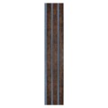 Set 5 panouri decorative, riflaj, polimer rigid, Naimeed D5480, 270x12x1cm, Maro/Albastru