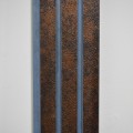 Set 5 panouri decorative, riflaj, polimer rigid, Naimeed D5480, 270x12x1cm, Maro/Albastru