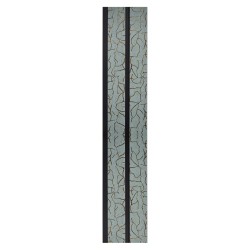 Set 5 panouri decorative, riflaj, polimer rigid, Naimeed D5488, 270x12x1cm, Turcoaz