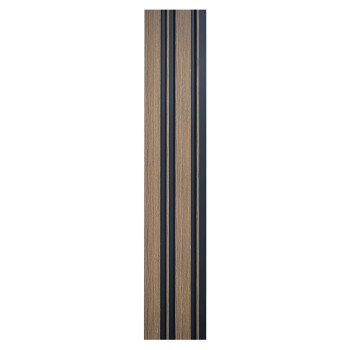 Set 5 panouri decorative, riflaj, polimer rigid, Naimeed D5489, 270x12x1cm, Maro