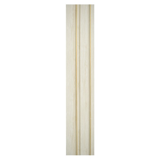 Set 5 panouri decorative, riflaj, polimer rigid, Naimeed D5491, 270x12x1cm, Alb Set 5 panouri decorative, riflaj, polimer rigid, Naimeed D5491, 270x12x1cm, Alb