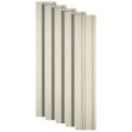 Set 5 panouri decorative, riflaj, polimer rigid, Naimeed D5491, 270x12x1cm, Alb Set 5 panouri decorative, riflaj, polimer rigid, Naimeed D5491, 270x12x1cm, Alb