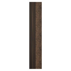 Set 5 panouri decorative, riflaj, polimer rigid, Naimeed D5502, 270x16x1cm, Maro