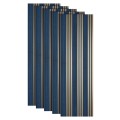 Set 5 panouri decorative, riflaj, polimer rigid, Naimeed D5508, 270x30x0.5cm, Turcoaz/Auriu Set 5 panouri decorative, riflaj, polimer rigid, Naimeed D5508, 270x30x0.5cm, Turcoaz/Auriu