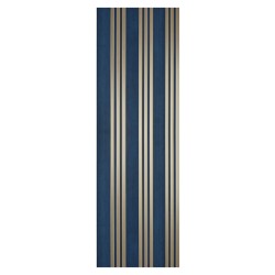 Set 5 panouri decorative, riflaj, polimer rigid, Naimeed D5508, 270x30x0.5cm, Turcoaz/Auriu