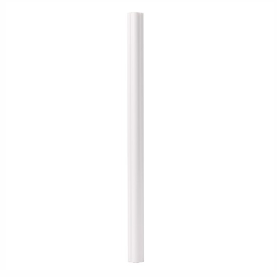Set 5 Bagheta decorativa, polimer rigid, Naimeed D6690, Alb, 230x2x1cm