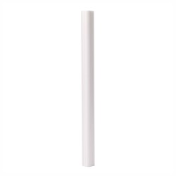 Set 5 Bagheta decorativa, polimer rigid, Naimeed D6694, Alb, 230x2.5x1.5cm