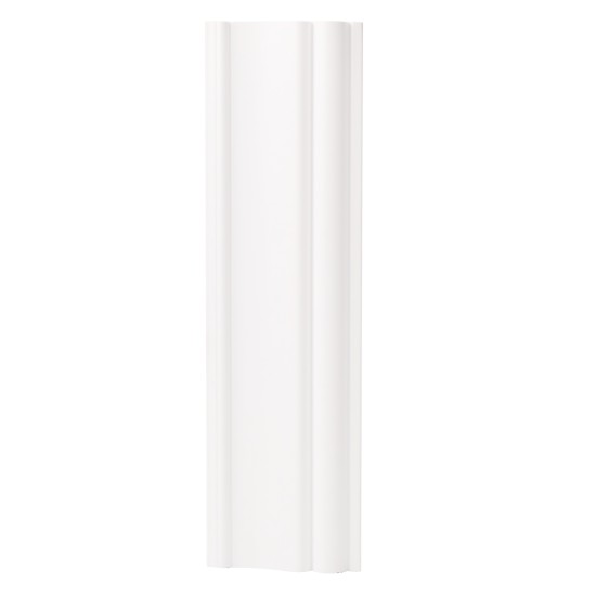 Set 5 plinte decorative, polimer rigid, Naimeed D6698, Alb, 2300x85x25mm