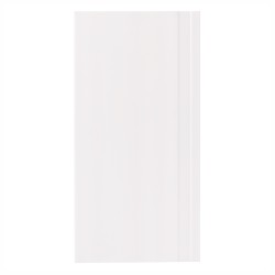 Set 5 plinte decorative, polimer rigid, Naimeed D6700, Alb, 2300x150x15mm