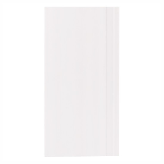 Set 5 plinte decorative, polimer rigid, Naimeed D6700, Alb, 2300x150x15mm