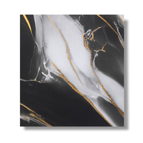 Panou decorativ, riflaj, polimer rigid, Naimeed D7609, Dimensiuni 270x30.5x0.45cm, Negru