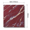 Panou decorativ, riflaj, polimer rigid, Naimeed D7610, Dimensiuni 270x30.5x0.45cm, Multicolor