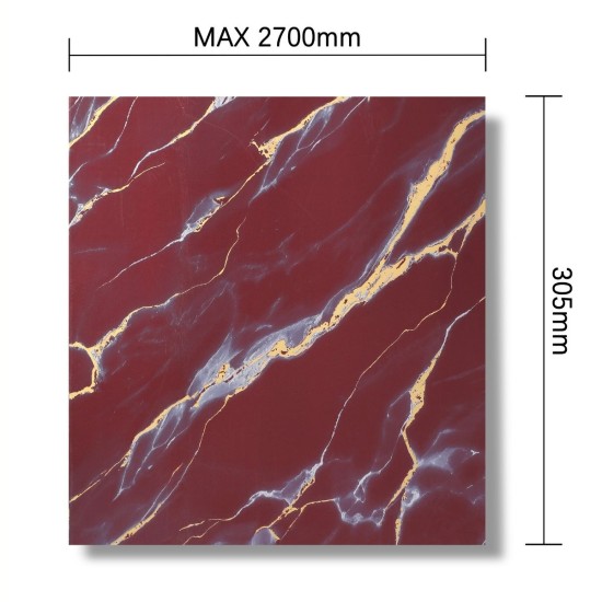 Panou decorativ, riflaj, polimer rigid, Naimeed D7610, Dimensiuni 270x30.5x0.45cm, Multicolor