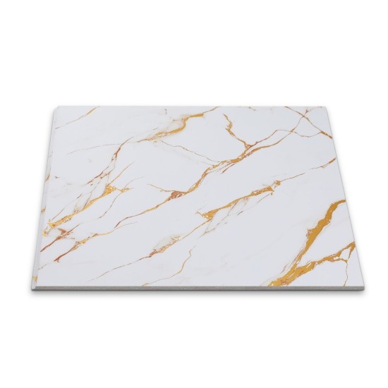 Panou decorativ, riflaj, polimer rigid, Naimeed D7611, Dimensiuni 270x30.5x0.45cm, Alb