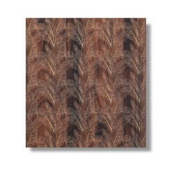 Panou decorativ, riflaj, polimer rigid, Naimeed D7616, Dimensiuni 270x30.5x0.45cm, Maro