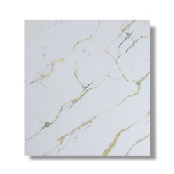 Panou decorativ, riflaj, polimer rigid, Naimeed D7618, Dimensiuni 270x30.5x0.45cm, Alb