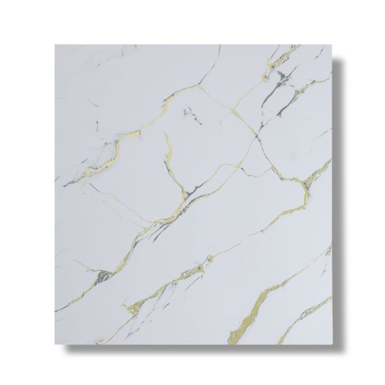 Panou decorativ, riflaj, polimer rigid, Naimeed D7618, Dimensiuni 270x30.5x0.45cm, Alb