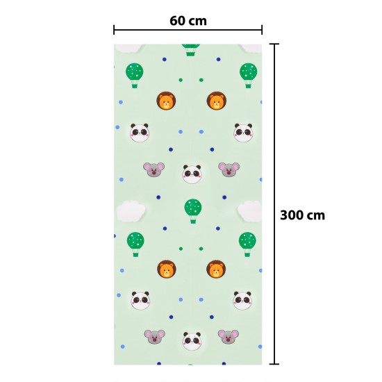 Rola panou autoadeziv, Naimeed D5694, design modern, 2mm grosime, 60x300cm, Verde