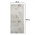 Rola panou autoadeziv, Naimeed D5696, design modern, 2mm grosime, 60x300cm, Gri