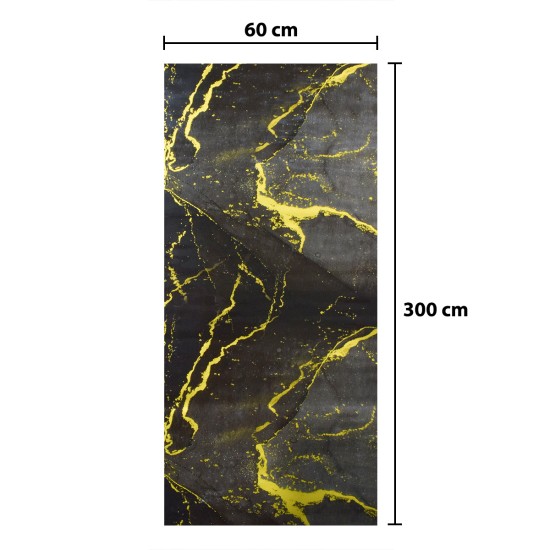 Rola panou autoadeziv, Naimeed D5708, design modern, 2mm grosime, 60x300cm, Negru