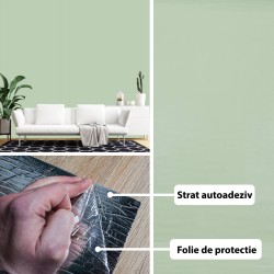 Rola panou autoadeziv, Naimeed D5709, design modern, 2mm grosime, 60x300cm, Turcoaz