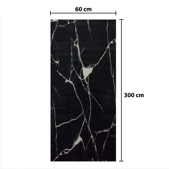 Rola panou autoadeziv, Naimeed D5714, design modern, 2mm grosime, 60x300cm, Negru