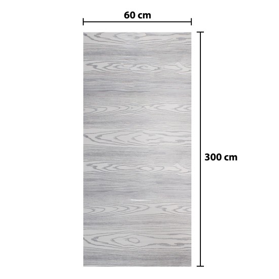 Rola panou autoadeziv, Naimeed D5717, design modern, 2mm grosime, 60x300cm, Gri