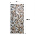Rola panou autoadeziv, Naimeed D5718, design modern, 2mm grosime, 60x300cm, Piatra