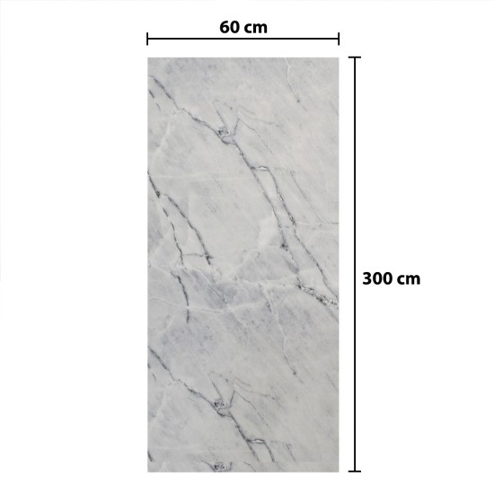 Rola panou autoadeziv, Naimeed D5721, design modern, 2mm grosime, 60x300cm, Gri