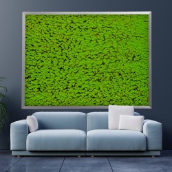 Covor muschi artificial de padure, Naimeed D6539, pentru decorare interioara sau exterioara, Verde, 1000x1000x30mm