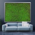 Covor muschi artificial de padure, Naimeed D6551, pentru decorare interioara sau exterioara, Verde, 1000x1000x30mm