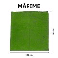 Covor muschi artificial de padure, Naimeed D6554, pentru decorare interioara sau exterioara, Verde, 1000x1000x10mm