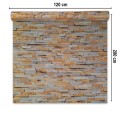 Rola panou autoadeziv, Naimeed D7380, design modern, 2.5mm grosime, 120x280cm, Maro