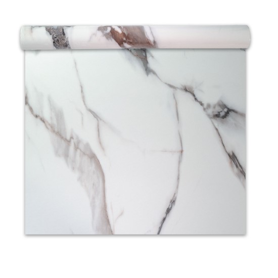 Rola panou autoadeziv, Naimeed D7395, design modern, 2.5mm grosime, 120x280cm, Alb