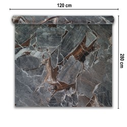 Rola panou autoadeziv, Naimeed D7399, design modern, 2.5mm grosime, 120x280cm, Multicolor