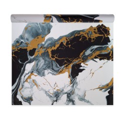 Rola panou autoadeziv, PET premium, cu pelicula protectoare, Naimeed D7401, design modern, 2.5mm grosime, 120x280cm, Multicolor