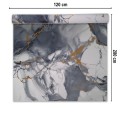 Rola panou autoadeziv, PET premium, cu pelicula protectoare, Naimeed D7402, design modern, 2.5mm grosime, 120x280cm, Gri