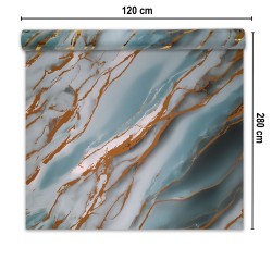 Rola panou autoadeziv, PET premium, cu pelicula protectoare, Naimeed D7403, design modern, 2.5mm grosime, 120x280cm, Multicolor