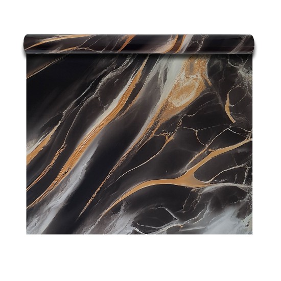 Rola panou autoadeziv, PET premium, Naimeed D7408, design modern, 2.5mm grosime, 120x280cm, Negru