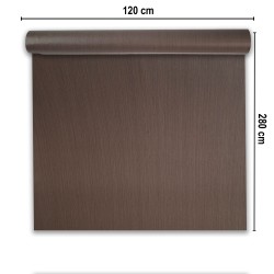 Rola panou autoadeziv, PVC premium, Naimeed D7410, textura usor in relief, cu aspect lemnos, 2.5mm grosime, 120x280cm, Maro