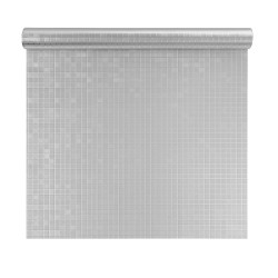 Rola panou autoadeziv, PET premium, Naimeed D7424, design 3D cu model in relief, 2.5mm grosime, 120x280cm, Argintiu